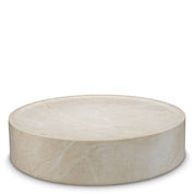 Mesa de centro para exteriores Joshua L imitación travertino