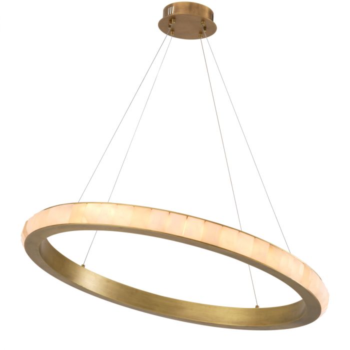 Chandelier Cabildo antique brass finish