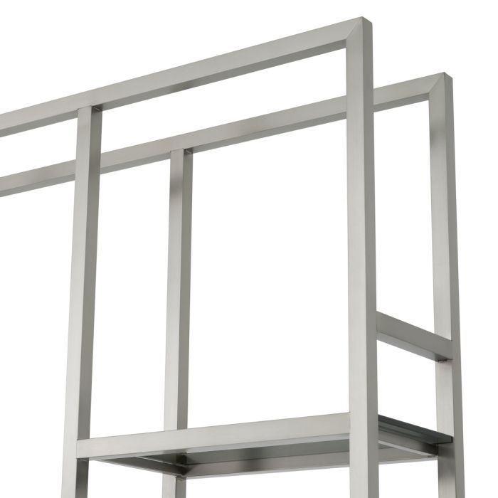 Gabinete Corrado I acabado acero cepillado