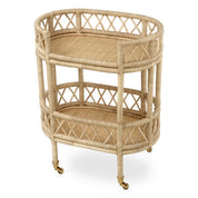 Trolley Dorini natural rattan