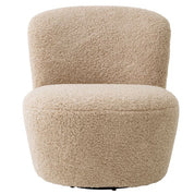 Swivel Chair Doria canberra sand
