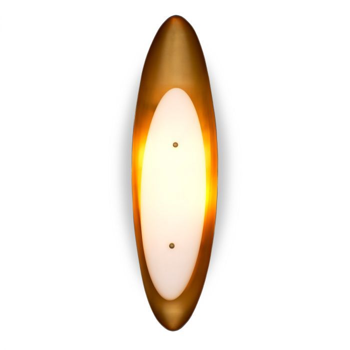 Wall Lamp Venova antique brass finish
