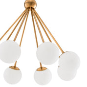 Chandelier Luxor antique brass finish
