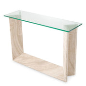 Mesa consola Fortuna travertino