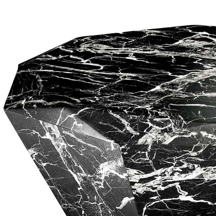 Coffee Table Diamond black faux marble