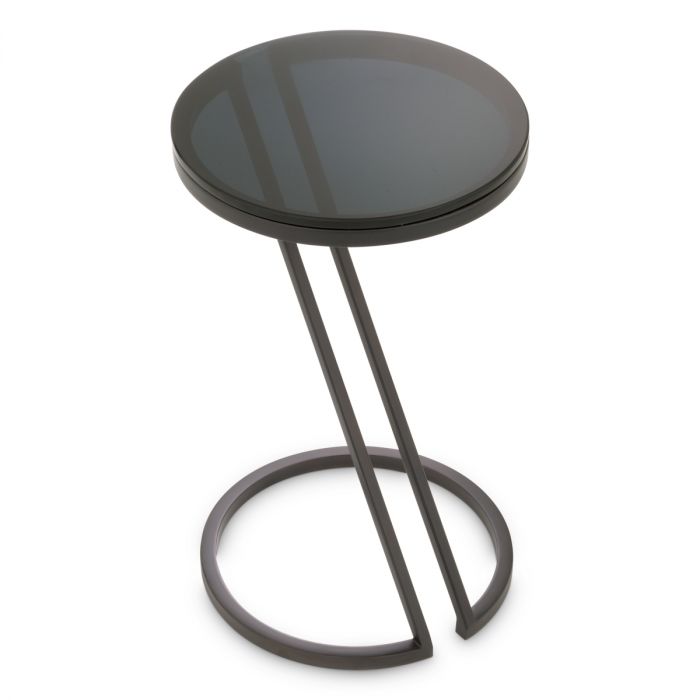 Side Table Falcone gunmetal finish
