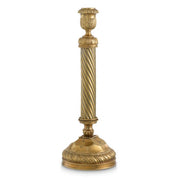 Candle Holder Carnier L vintage brass finish