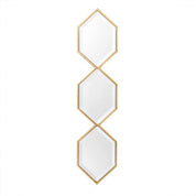 Mirror Saronno gold finish