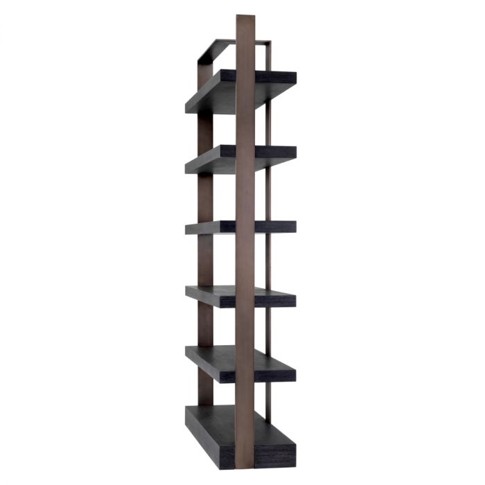 Cabinet Geo charcoal grey crown oak veneer