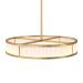 Chandelier Thibaud 70 cm antique brass finish
