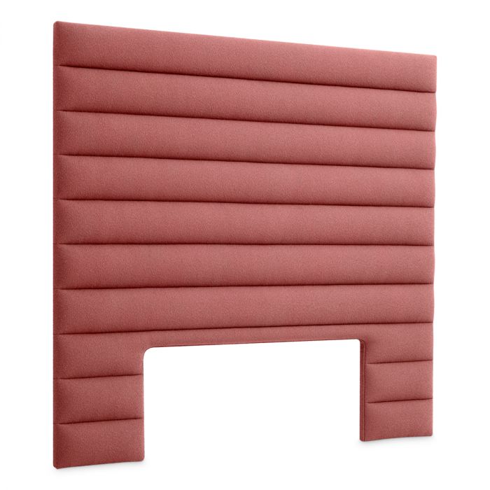 Cabecero Shermin bouclé rosa