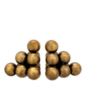 Bookend Carioca vintage brass finish set of 2