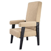 Chair Milo high black oak beige nubuck