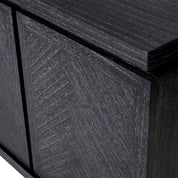 Dresser Bowen charcoal grey oak veneer