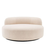 Sofa Björn Round bouclé cream