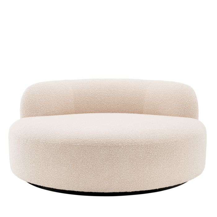 Sofa Björn Round bouclé cream