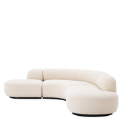 Sofá Björn L bouclé crema