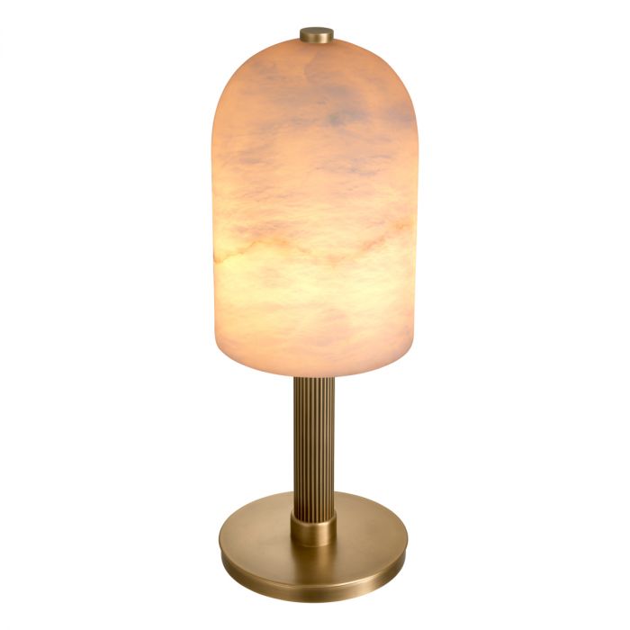 Table Lamp Kayla antique brass finish