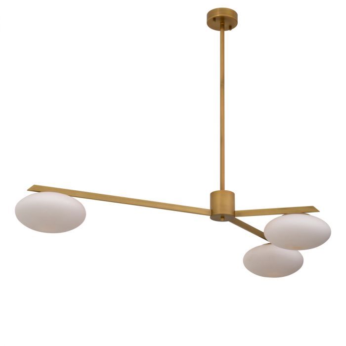 Chandelier Evergreen S antique brass finish