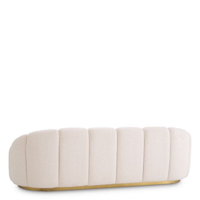 Sofá Inger bouclé crema