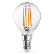 Bombilla LED Pera P45 4W E14 juego de 4