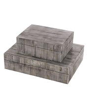 Caja Lucille L negro blanco