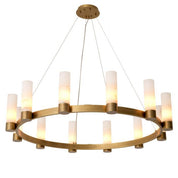 Chandelier Castro antique brass finish