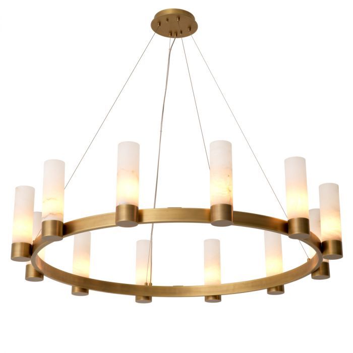 Chandelier Castro antique brass finish