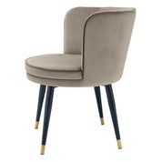 Dining Chair Grenada savona greige velvet