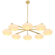 Chandelier Evergreen double antique brass finish