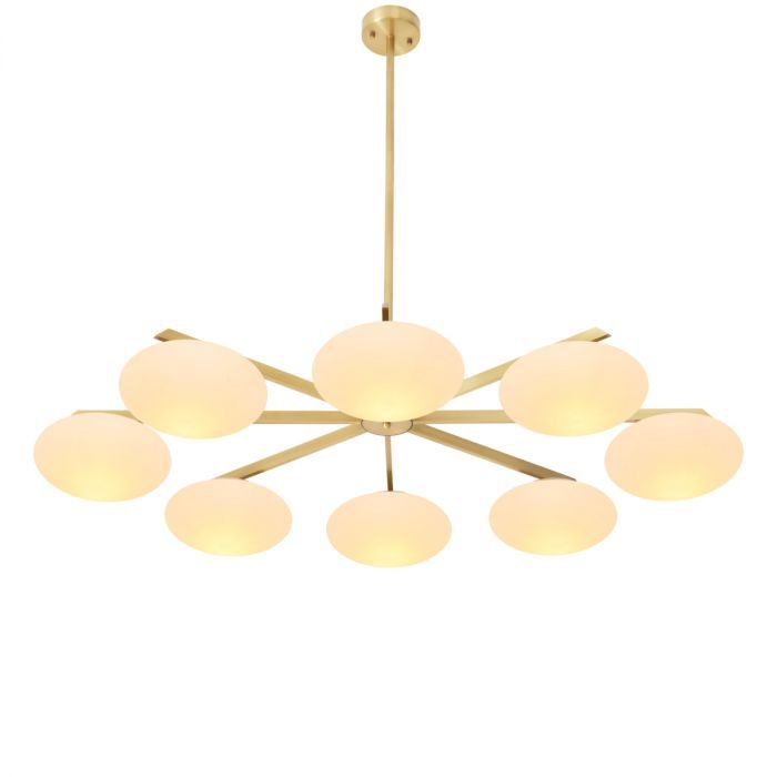 Chandelier Evergreen double antique brass finish