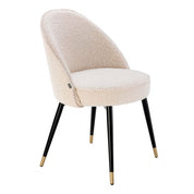 Dining Chair Cooper bouclé cream set of 2