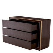 Drawer Dresser Camelot S brown oak veneer