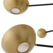 Chandelier Salinas antique brass finish
