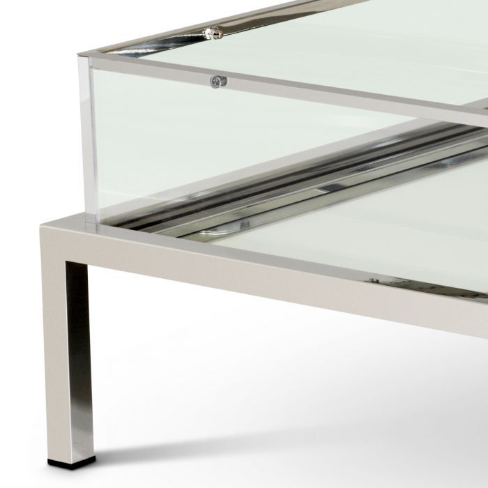 Coffee Table Harvey rectangular polished ss
