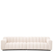 Sofá Kelly L bouclé crema