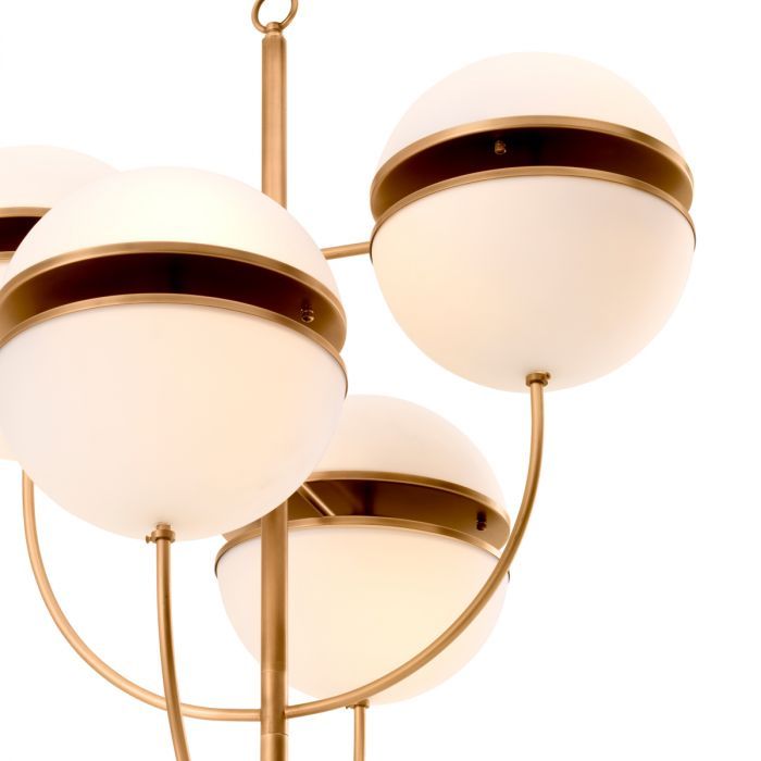Chandelier Spiridon antique brass finish
