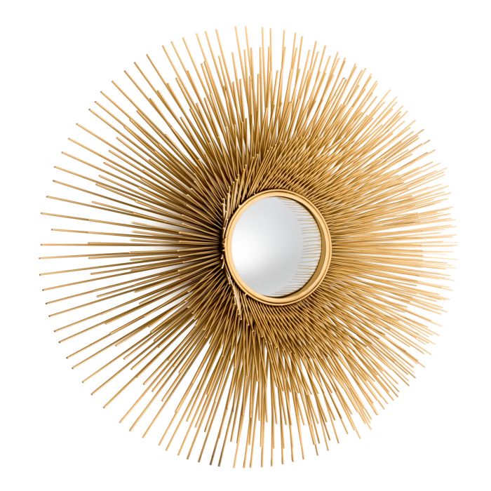 Mirror Solaris gold finish L