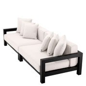 Outdoor Sofa Cap-Antibes black sunbrella canvas