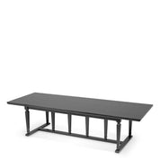 Dining table Americana black finish