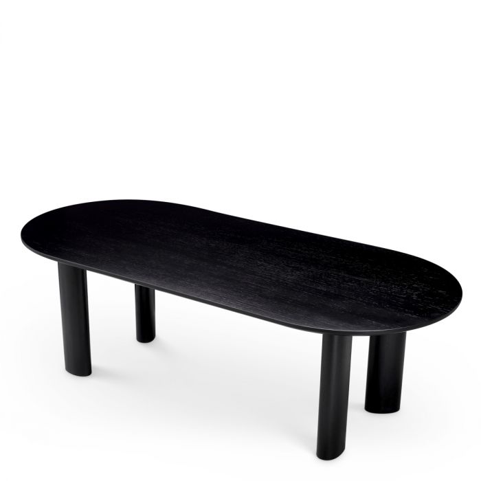 Dining Table Mogador S black veneer