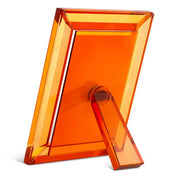 Picture Frame Theory L orange crystal glass set of 2