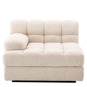 Sofá modular Dean bouclé crema - Izquierda