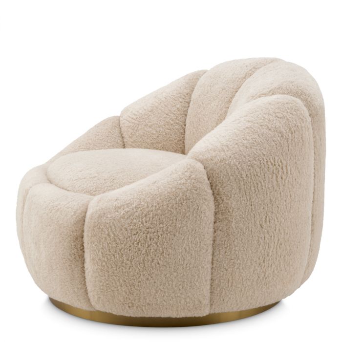 Swivel Chair Inger brisbane cream