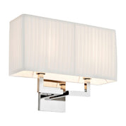 Wall Lamp Westbrook nickel finish incl shade