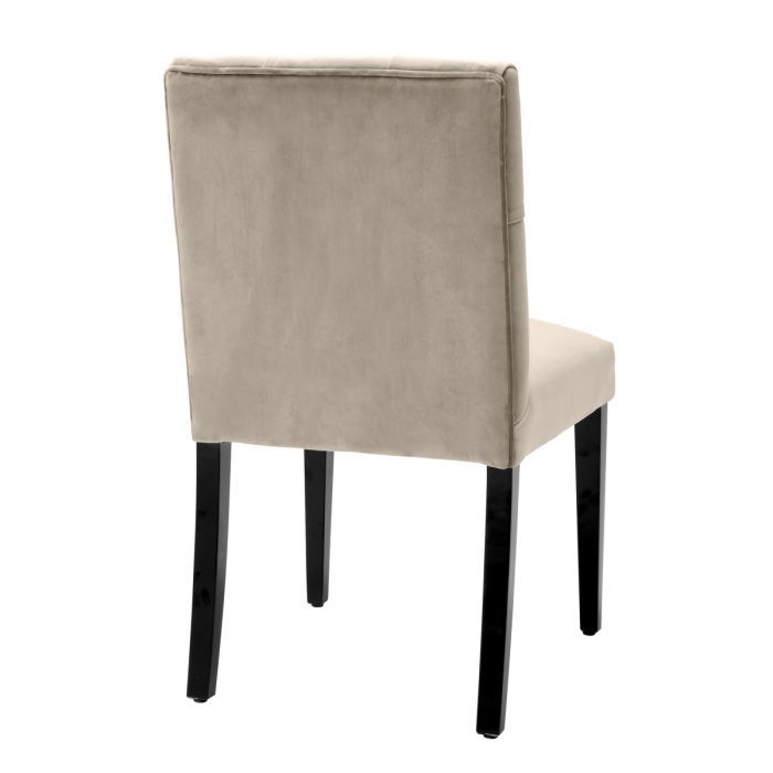 Dining Chair Atena savona greige velvet