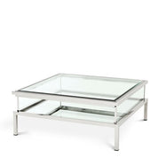 Coffee Table Harvey sliding top polished ss