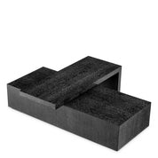 Coffee Table Salento charcoal grey oak veneer