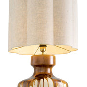 Table Lamp Lorena brown finish incl shade