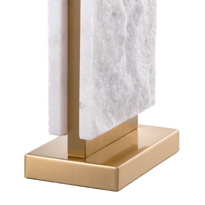 Table Lamp Charleston ant brass finish incl shade